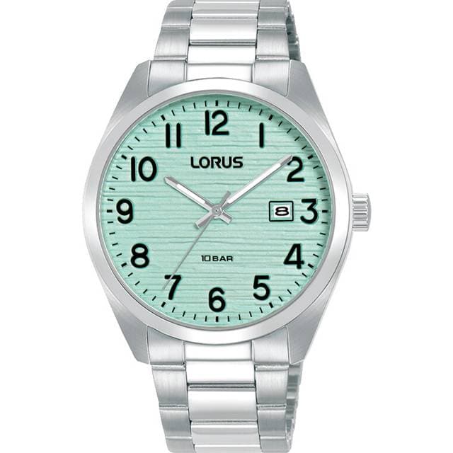 Lorus Classic RH909RX9 39 mm Analog Kvarts Mineralglas Green 18 mm