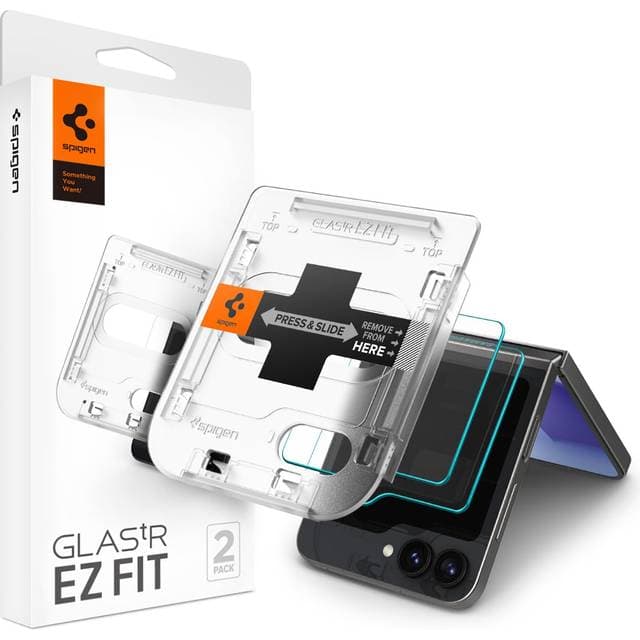 Spigen Glass Tempereret Glass TR EZ Fit Cover 2 Pack