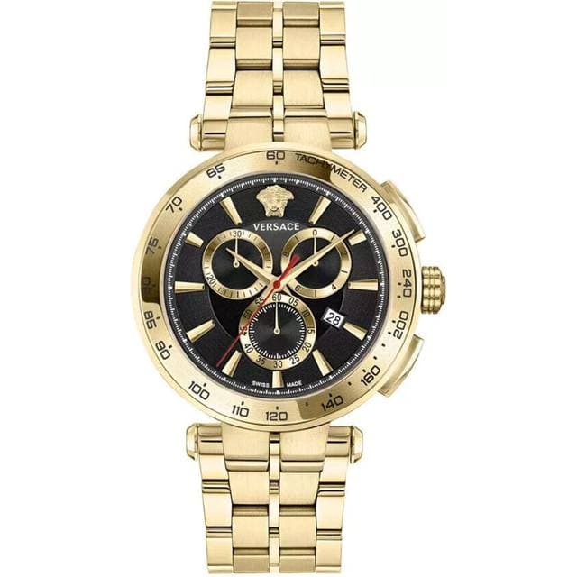 Versace Aion Chronograph Watch VE6CA0623 Gold 45mm