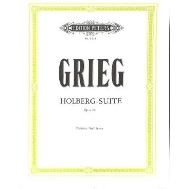 Holberg Suite Op. 40 (Sheet Music Engelsk) (CD)