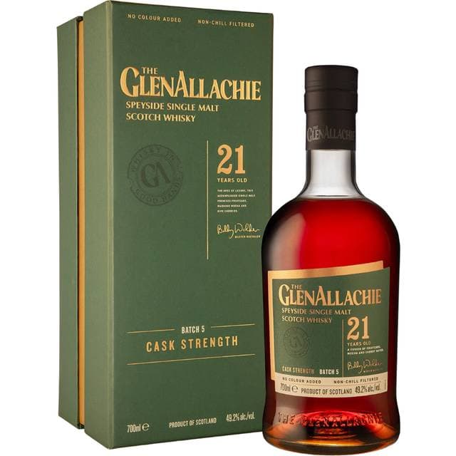 GlenAllachie Cask Strength Batch 5 Whisky 49.2% 70 cl