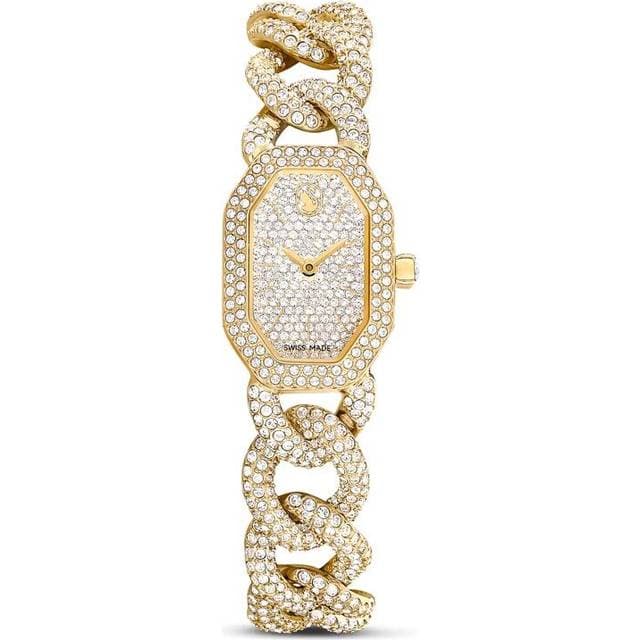 Swarovski Dextera Chain Uhr Vergoldetes Finish