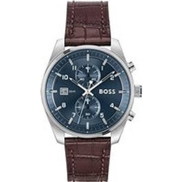 BOSS Skytraveller 1514194 44 mm Analog Quartz Mineralglas