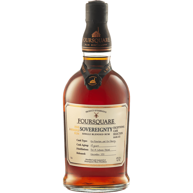 Macy's Foursquare Sovereignty 14 Års Exceptional Cask Single Blended Rum 62% 70 cl