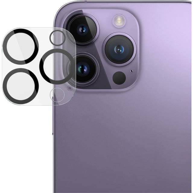 MAULUND IMAK iPhone 16 Pro 16 Pro Max Hærdet Kameralinse Beskyttelsesglas Gennemsigtig Sort