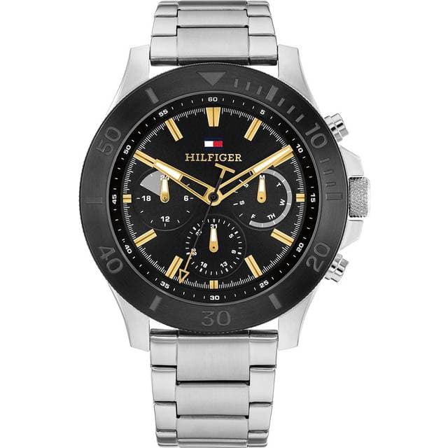 Tommy Hilfiger Black Sports Watch One Size