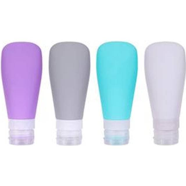 Uniq Genanvendelig Silikone Rejseflasker 90 ml Set of 4