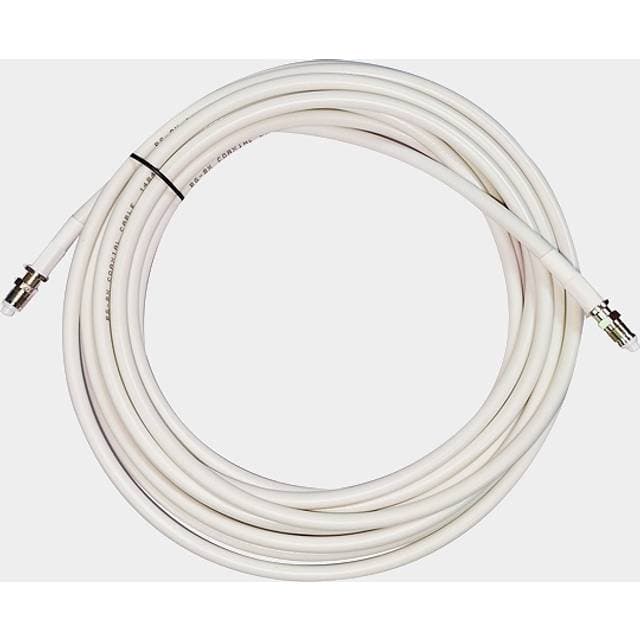 1852 Marine 1852, VHF kabel hvid RG-8X low loss, med FME stik, Længde 6m