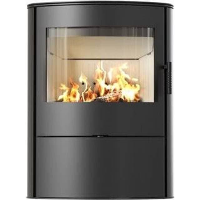 Kratki Kaminofen aus Stahl AB/S/2/ROLLO 10 kw Ø 150 Kamin Ofen Hausheizung Stahl