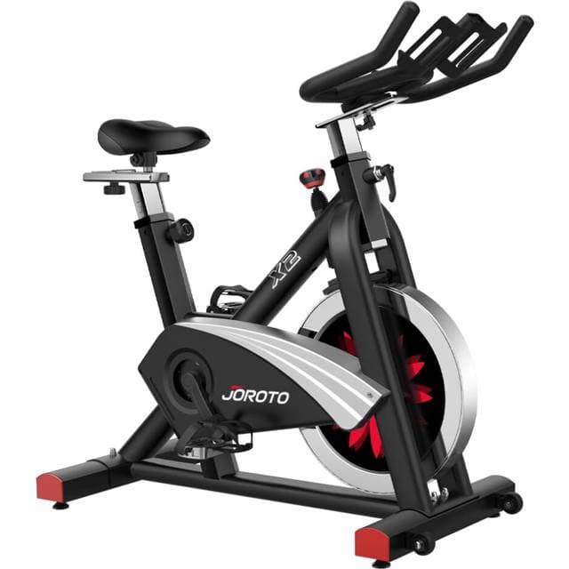 Roto JOROTO X2 Exercise Bike for Home Use 136kg Weight Capacity & Magnetic Resistance &16kg Flywheel & Belt Drive Indoor Cycling Bike