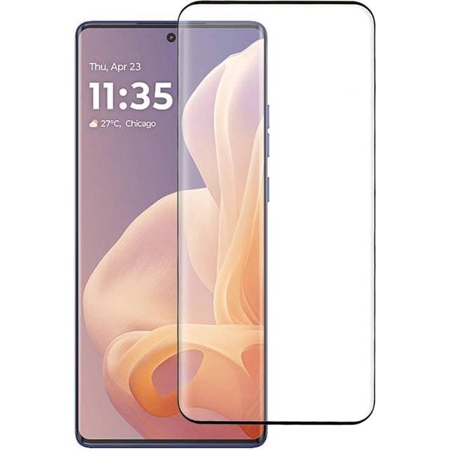 MAULUND Motorola Moto G85 5G Hærdet Glas Full-Fit Skærmbeskyttelse Sort Kant