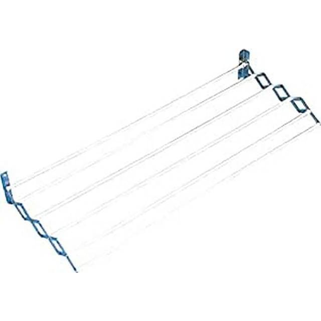 sauvic 120 Cm Extendable Epoxy Clothesline Durchsichtig