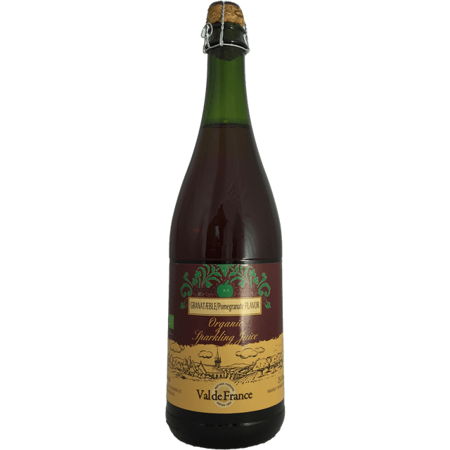 Val de France Alcohol Free Organic Pomegranate Cider 75 cl