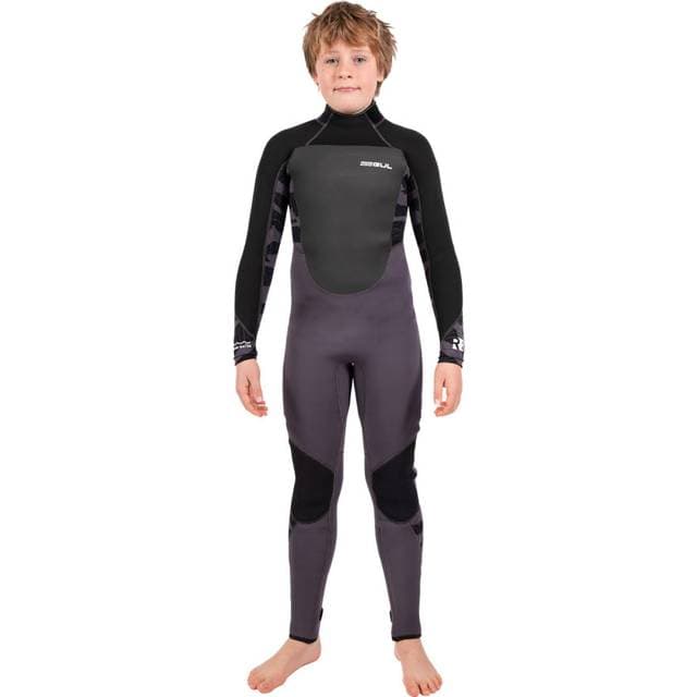 Gul Response 5/3 BackZip neopren våddragt-JM 11-12 år