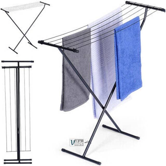 B2X Tørretumbler Foldbar Metal Solid Sort