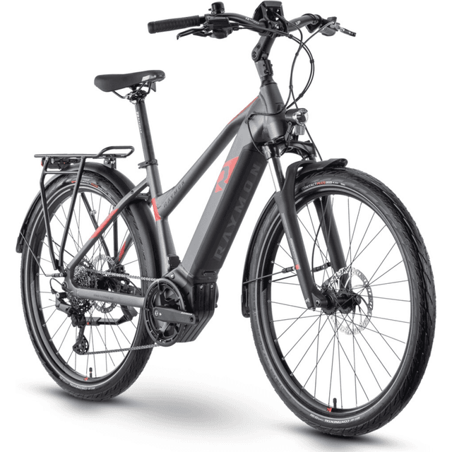 R Raymon TourRay E 6.0 - Anthracite Metallic/Red/Black Unisex