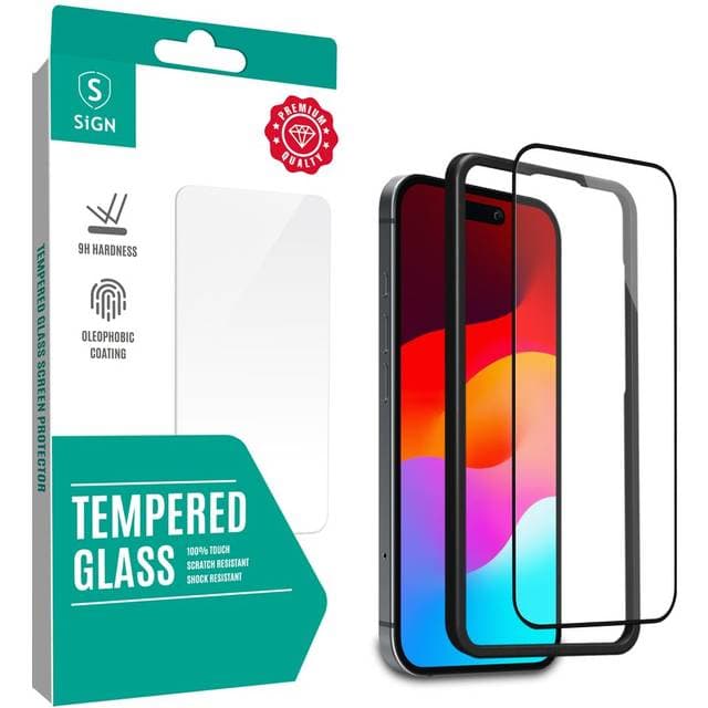 SiGN Skærmbeskyttelse i Hærdet Glas til iPhone 16 Pro