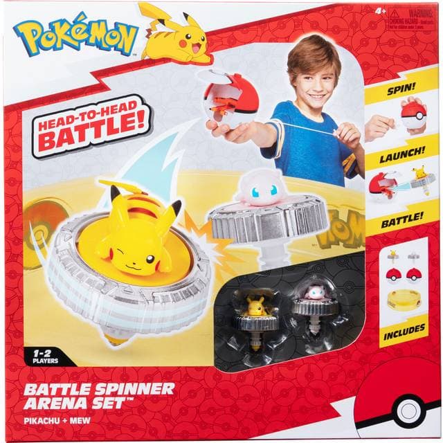 Pokémon Battle Spinner Arena Set Pikachu + Mew