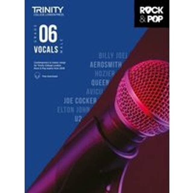 Trinity College London Rock Pop 2018 Vocals Grade 6 (Sheet music) (CD)