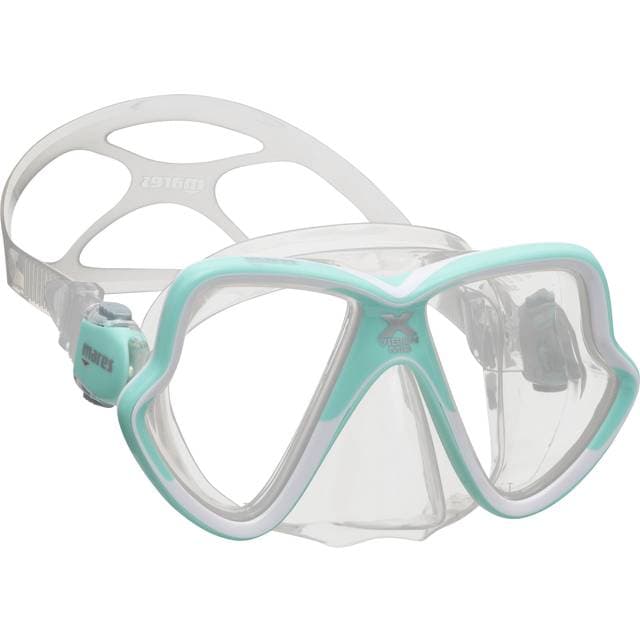 Mares Dykkermaske X-VISION MID-Size 2.0 Plastic Box AQUA WHITE CLEAR