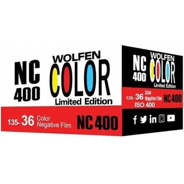 Wolfen Wolfen nc400 color negative film 35mm roll film, 36 exposures