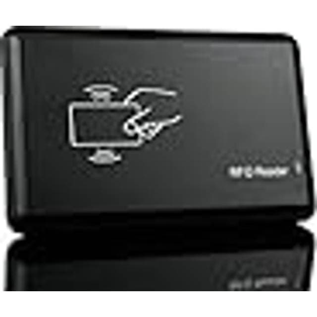 Hdwr RFID Lesegerät, kontaktloser Kartenleser und Kartenlesegerät, Card Reader mit USB, beste Schlüsselkarte für Chipkarten, Zugangskontrolle, Tag, Reader, Chip, ID, Kompakt, HD-RD20X