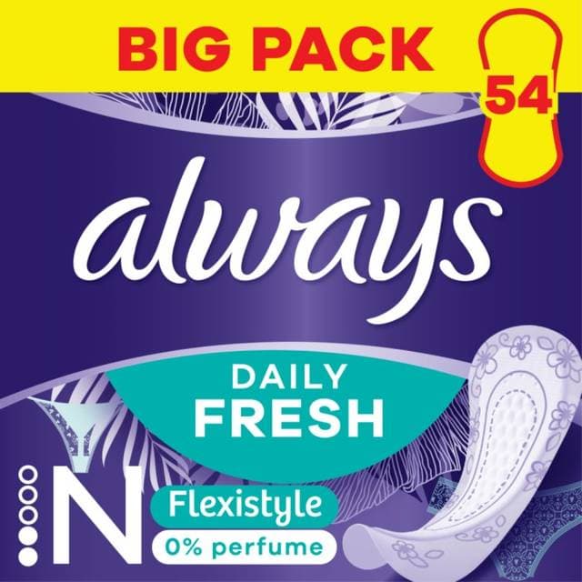 Always Daily Fresh Flexistyle Normal Pack of 54