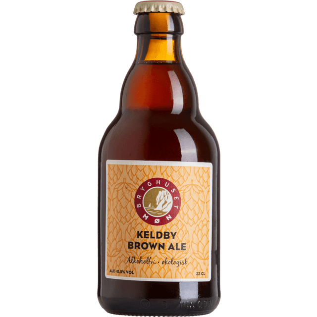 Bryghuset Møn Keldby Brown Ale Alcohol Free Organic 0.5% 33 cl