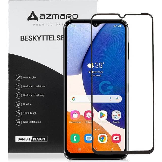 Samsung Samsung Galaxy A14 5G Azmaro Premium Hærdet Beskyttelsesglas