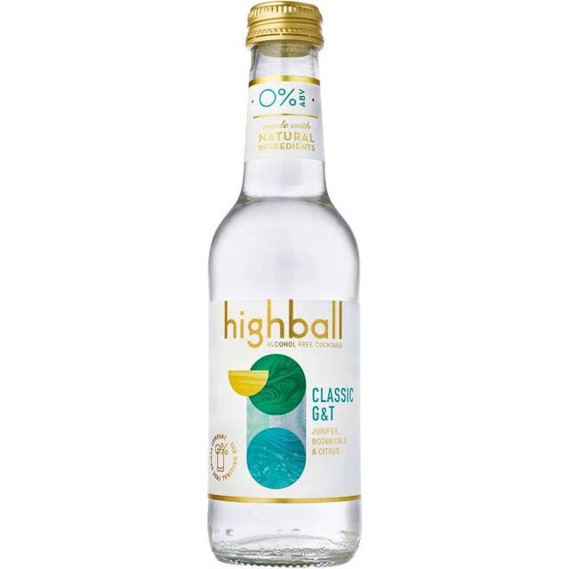 Highball Classic G&T Non Alcoholic Cocktail 0% 25 cl