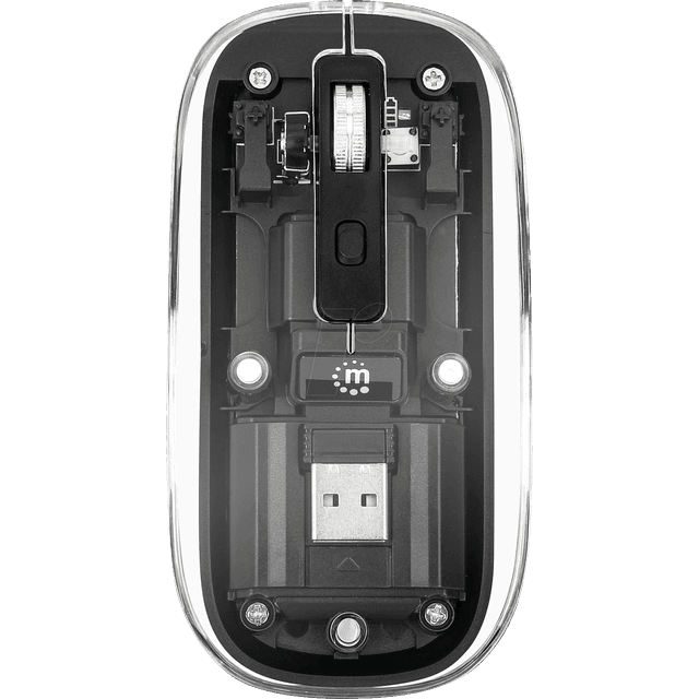 Manhattan 190268, Ambidextrous, Optisk, RF trådløst, 1600