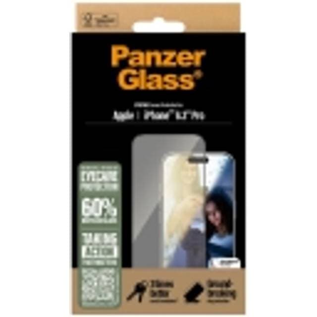PanzerGlass PANZERGLASS EYECARE SKÆRMBESKYTTELSE IPHONE '24 6.3 PRO ULTRA-WIDE FIT