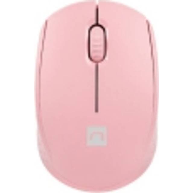 Natec Ambidextrous Bluetooth + USB Type-A 1600 dpi Lyserød