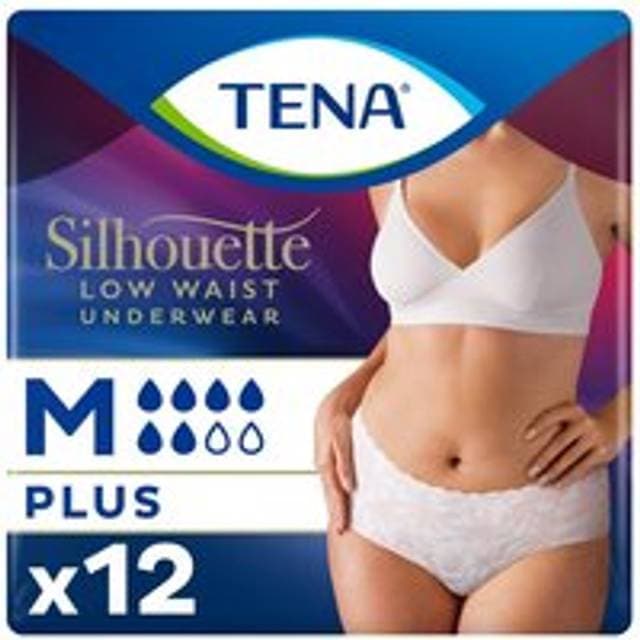 TENA Silhouette Plus Hvid Str Medium Set of 12