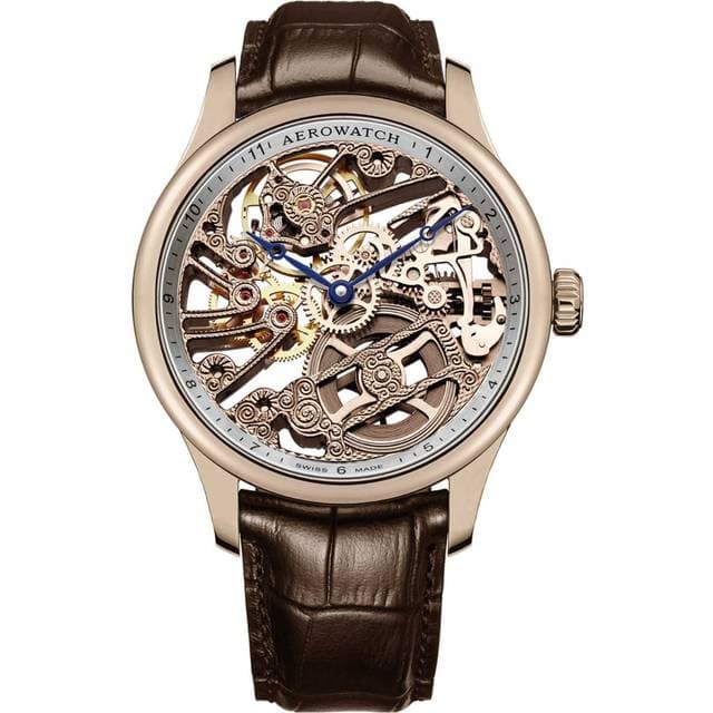 Aerowatch Renaissance Big Mechanical Skeleton A 50981 R101 Sort