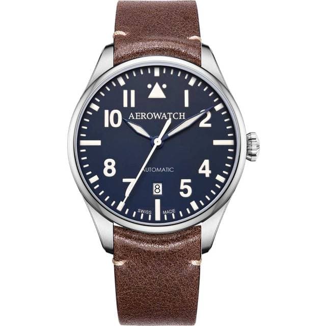 Aerowatch Les Grandes Classiques A 60996 AA04 Blå automatik