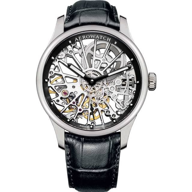 Aerowatch Renaissance Skeleton Cobweb A 50981 AA17 Grå