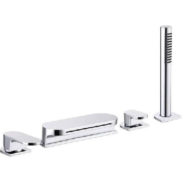 Ravak Sargblandare Waterfall 4-Håls Krom Blank