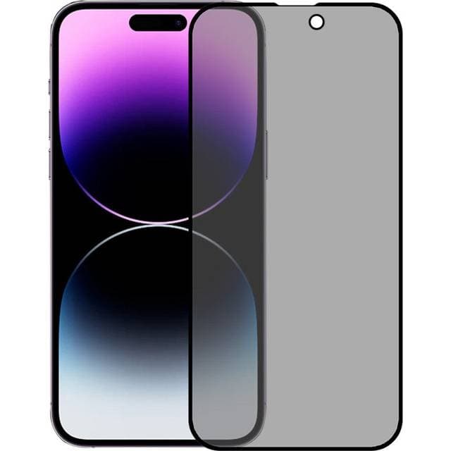 INCOVER iPhone 16 Hærdet Glas Skærmbeskyttelse Full-Fit Sort Kant