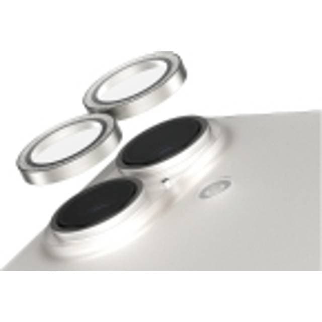 PanzerGlass SAFE. by Kameralinsebeskytter Glitter Sølv iPhone ''24 6.1 6.7