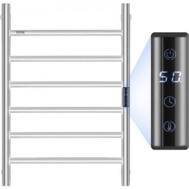 VEVOR 6-Bar Vægmonteret Håndklædevarmer Stativ
