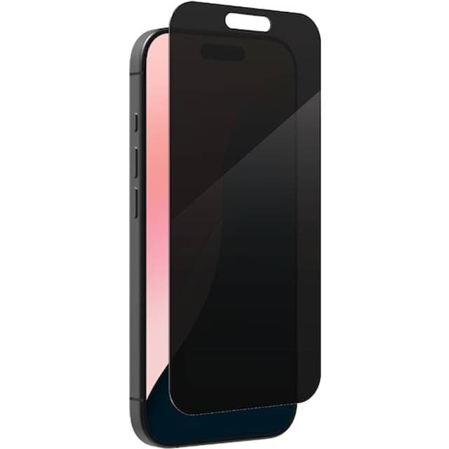 Zagg InvisibleShield Glass Elite iPhone 16 Pro Privacy 360 Skærmbeskytter