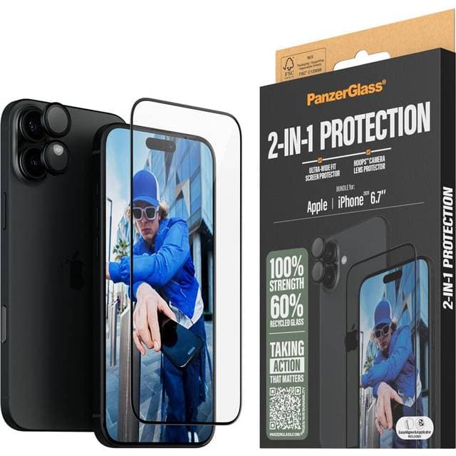 PanzerGlass 2-in-1 Bundle iPhone 15 Plus