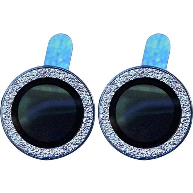 INCOVER iPhone 13 Mini Kameralinse Beskyttelse m Glitterring Blå