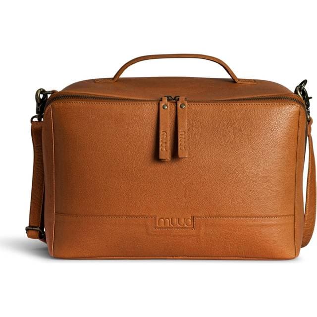 muud Cleo XL, all-in-one taske, læder, whisky