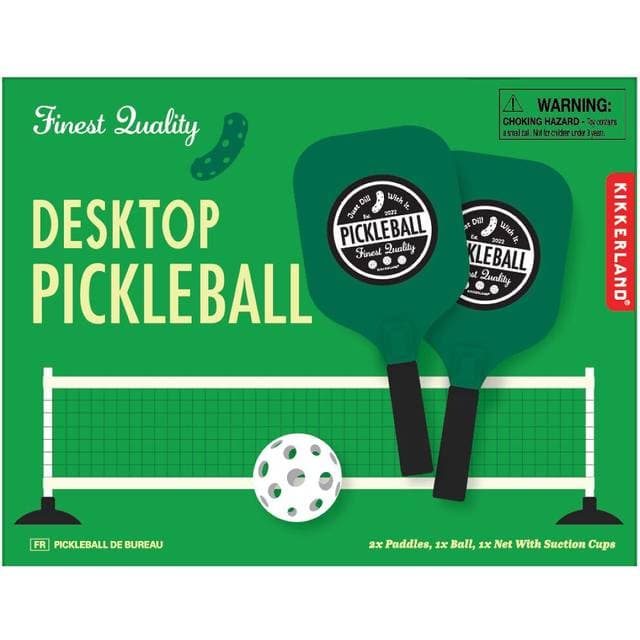 Kikkerland Desktop Pickleball Bord Sæt Inkl Net
