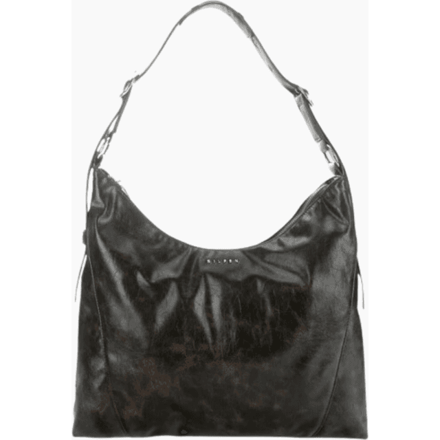 Silfen Studio Ellie Crossbody Bag Brown Cracked Brun One