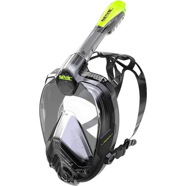 Seac Snorkelmaske Libera Sort/Lime Dykkermasker