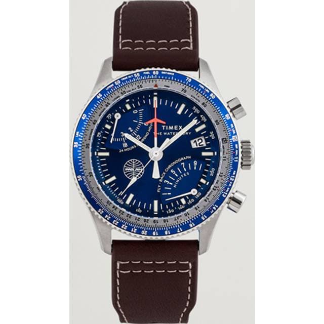 Timex X Pan Am Flyback Chronograph 43mm Blue Dial