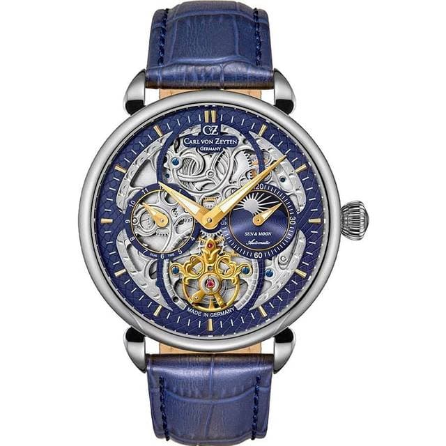 Carl von Zeyten CVZ0005BLGS Herre Neukirch Automatic 45mm 3ATM Armbåndsur